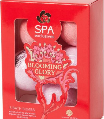 spa bombes de bain blooming glory 5 pcs