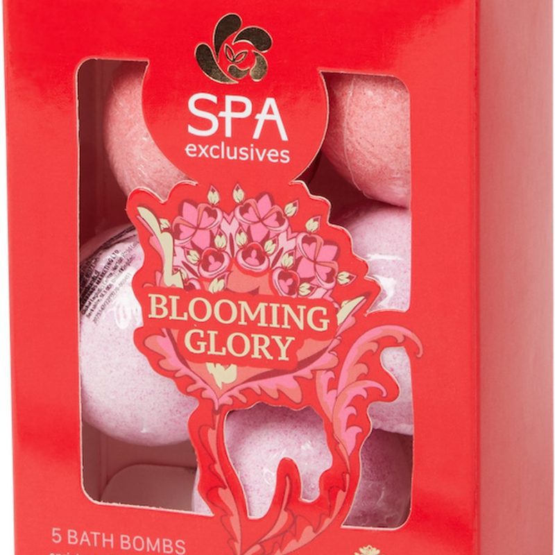 spa bombes de bain blooming glory 5 pcs