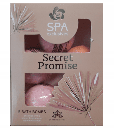 spa bombes de bain secret promise 5 pcs