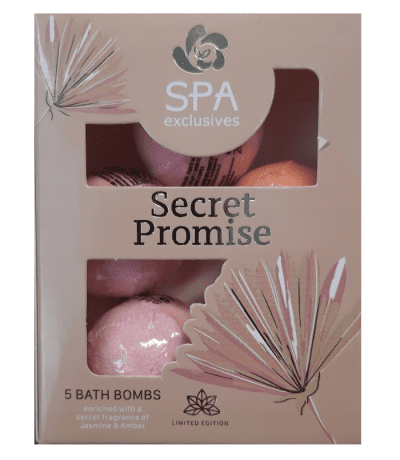 spa bombes de bain secret promise 5 pcs
