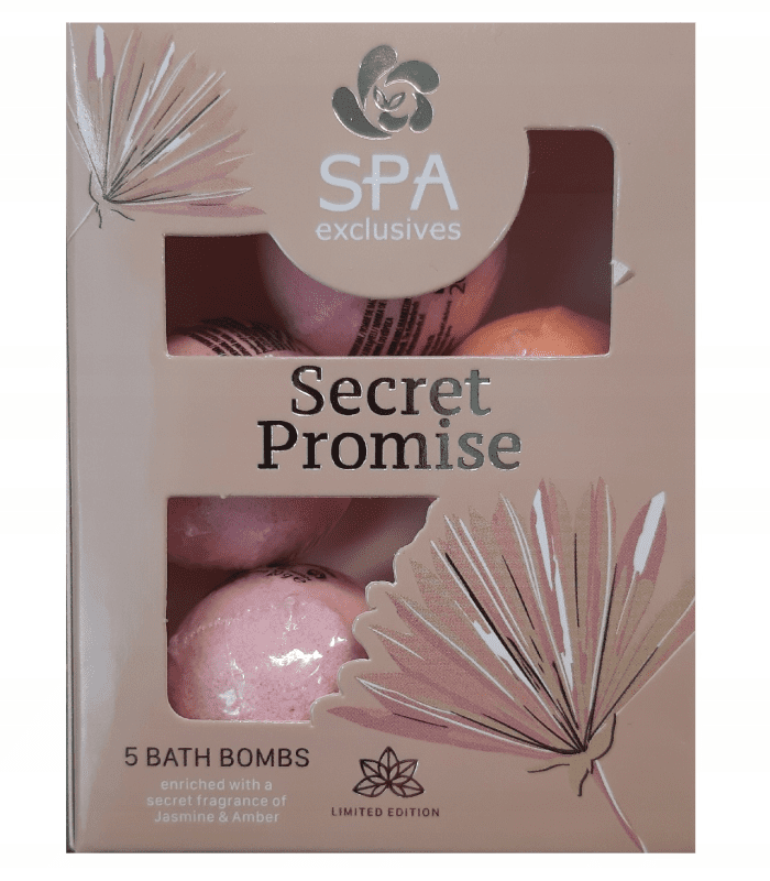 spa bombes de bain secret promise 5 pcs