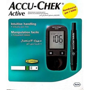 accu-chek kit active + 10 bandelettes