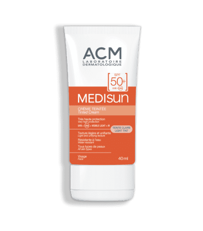 acm medisun creme teinte claire spf50+ 40ml