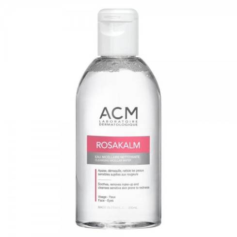 acm rosakalm eau micellaire nettoyante 250ml
