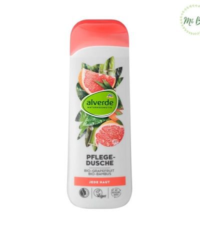alverde gel douche pamplemousse bio, bambou bio, 250 ml