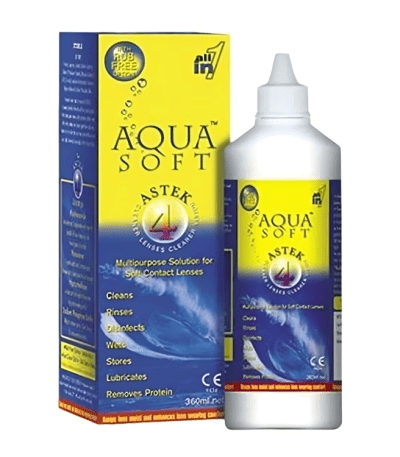 aqua soft astek solution multifonctions pour lentilles souples 120 ml