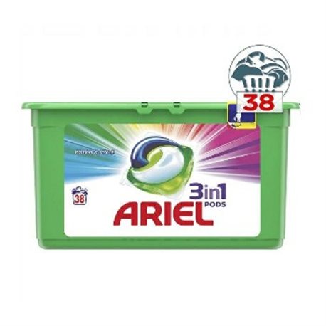 ariel pods color 38 capsules