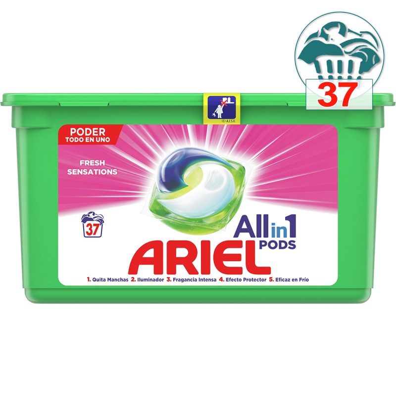 ariel pods pink 38 capsules