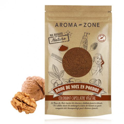 aroma azone colorant capillaire vegetal brou de noix (poudre) - 250 g