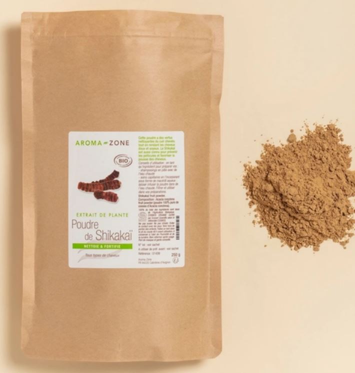 aroma-zone plante ayurvedique shikakai bio (poudre) - 250 g