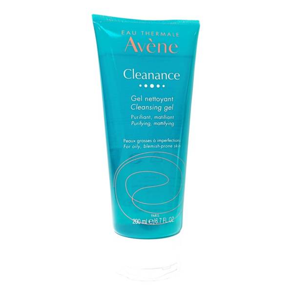 avene cleanance gel nettoyant 200ml - peaux grasses a imperfections, a tendance acneique