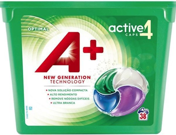 a+ pods 4 in 1 optimal lessive 38 caps