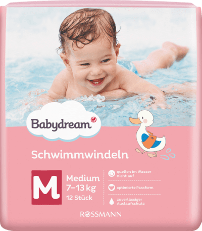 babydream couche de bain bebe 12 pcs taille m
