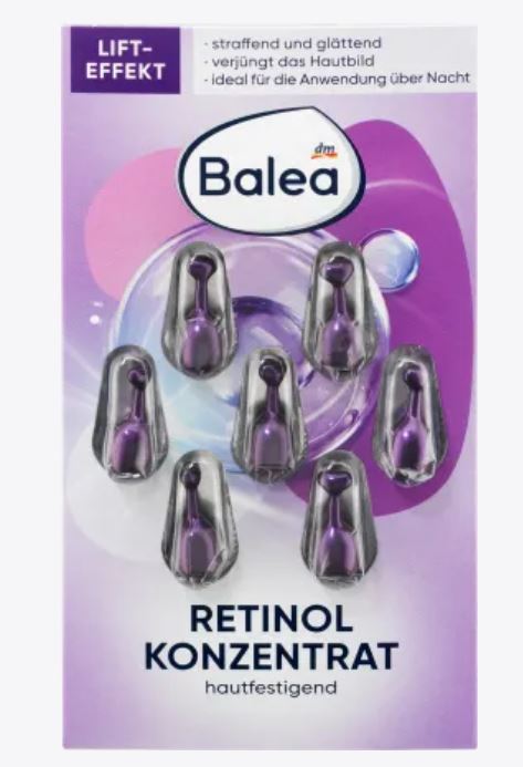 BALEA CONCENTR&Eacute; DE R&Eacute;TINOL – 7 PCS