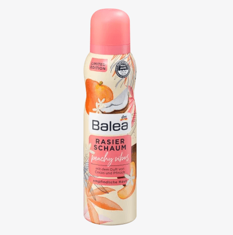 balea creme a raser peachy vibes 150 ml
