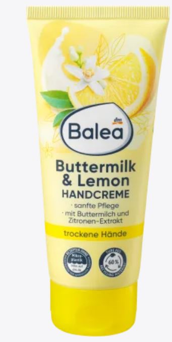 balea creme mains lait & citron 100ml