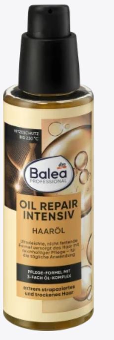 BALEA PROFESSIONAL HUILE R&Eacute;PARATION CAPILLAIRE INTENSIVE 100 ML