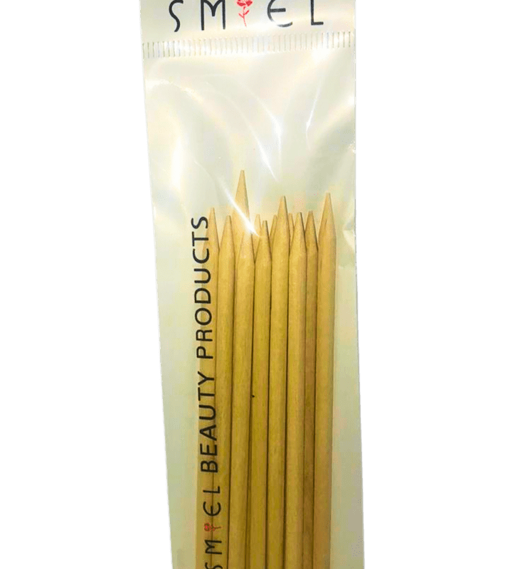 batonnets en bois pour cuticules, a double extremite 12 pc