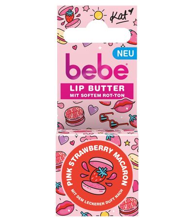 bebe beurre levres rose fraise macaron 10g