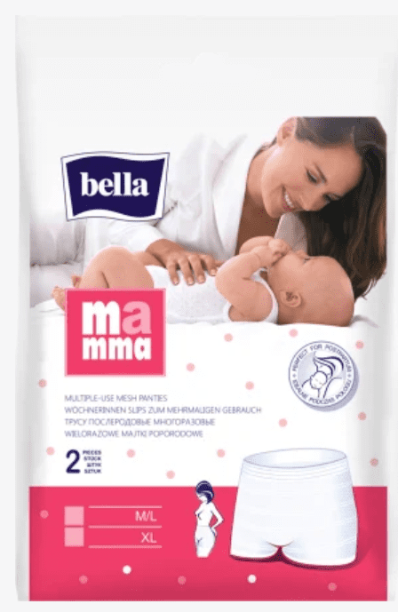 BELLA CULOTTES DE MATERNIT&Eacute; &Agrave; USAGE R&Eacute;P&Eacute;T&Eacute; XL 2PCS