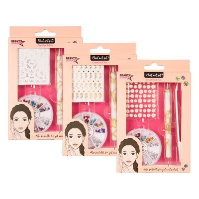 beuaty star set nail art avec autocollants