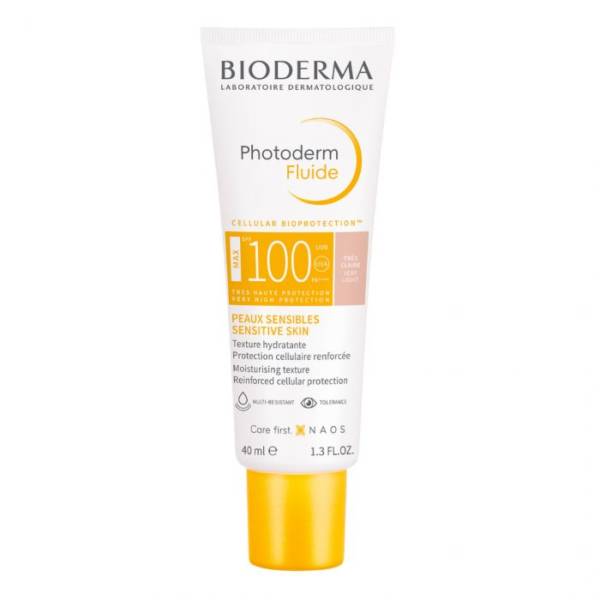 bioderma photoderm fluide max spf100 tres claire 40 ml