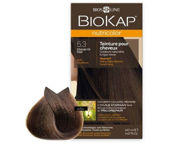 BIOKAP NUTRICOLOR CHATAIN OR CLAIRE 140ML