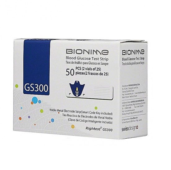 bionime bandelette gs300 50pcs