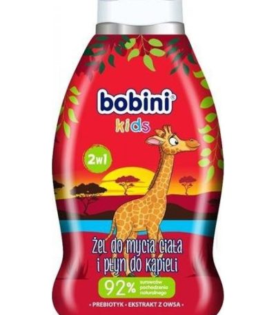 bobini +1an 2en1 douche et bain fraise