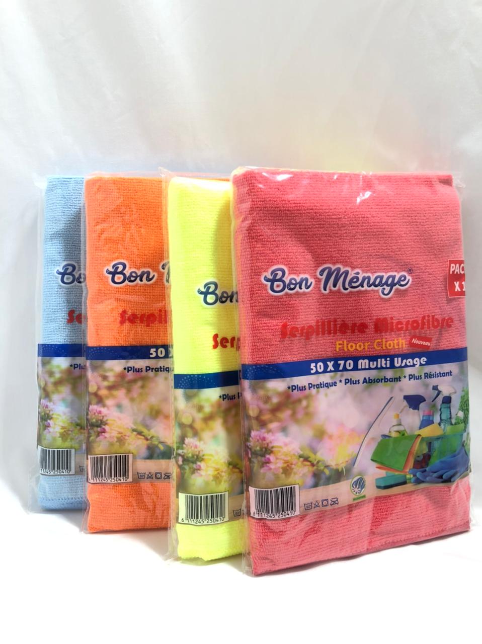 BON M&Eacute;NAGE SERPILLI&Egrave;RE MICROFIBRE MULTI USAGE 30 X 70 CM