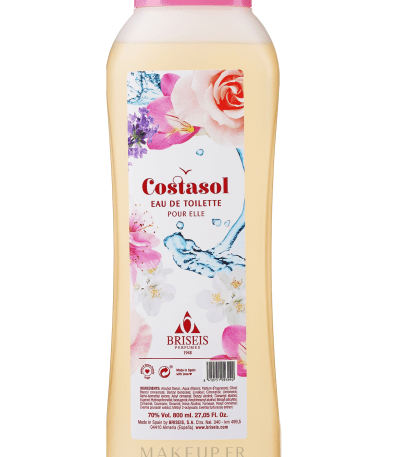 briseis costasol eau de toilette pour elle 800 ml