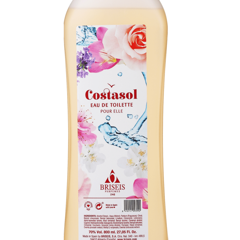briseis costasol eau de toilette pour elle 800 ml