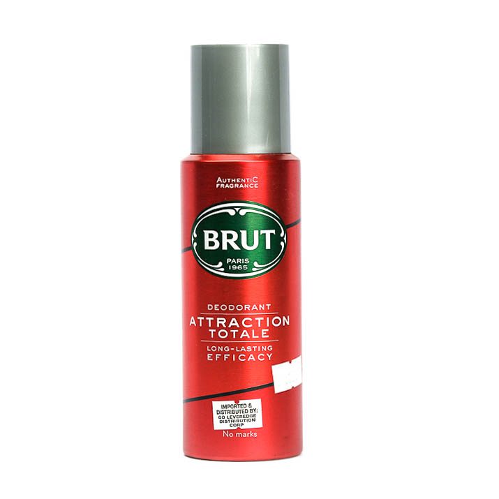 brut deo spray attraction totale 200ml