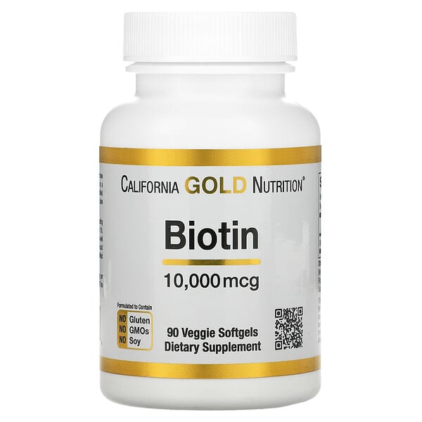 CALIFORNIA GOLD NUTRITION BIOTIN 10000 MG 90 CAPSULES