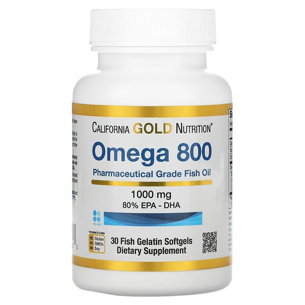 CALIFORNIA GOLD NUTRITION OMEGA&nbsp;800 1000MG 30CAPS