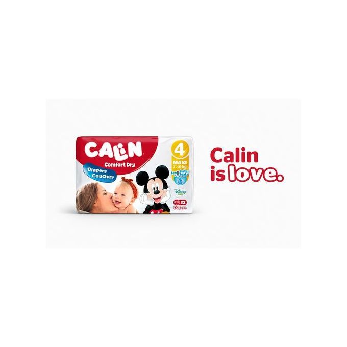 calin taille 4 comfort dry 32 unites