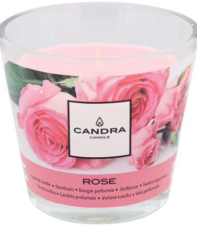 candra bougie parfumee rose
