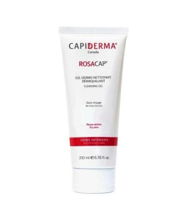 capiderma rosacap gel anti-rougeurs dermo-nettoyant 200ml