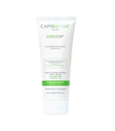 capiderma sebiocap gel dermo-nettpyant purifiant 200ml