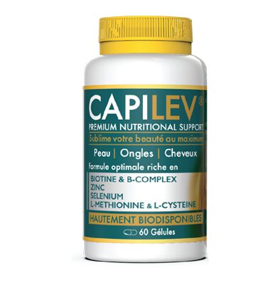 capilev zinc et selenium 60 gellules