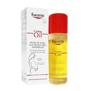eucerin caring oil huile de soin vergetures