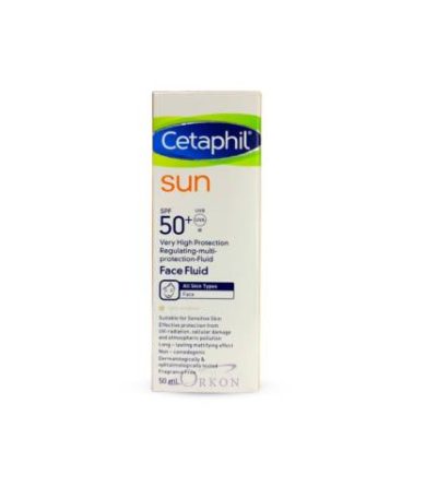 cetaphil sun face fluide teinte spf 50+ 50ml