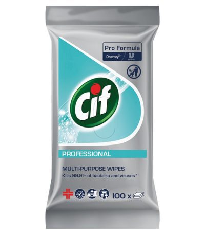 cif lingette anti bacterielle 100 unites