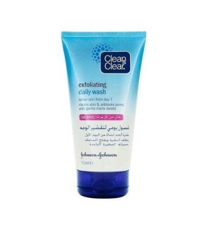 clean & clear daily wash exfoliating 150ml