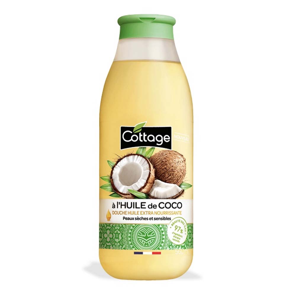COTTAGE DOUCHE HUILE EXTRA NOURRISSANTE COCO 560ML