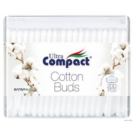 ultra compact cotton tige 200 pcs