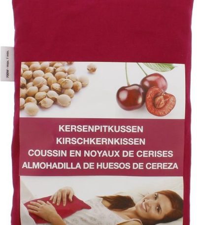 coussin en noyaux cerises