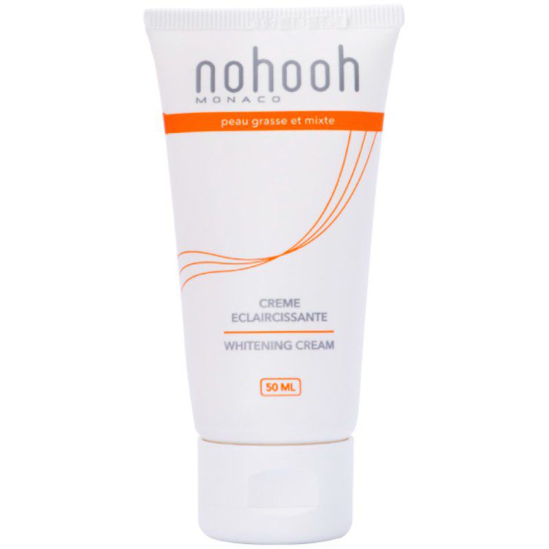 nohooh creme peau mixte grasse eclaircissante 50ml