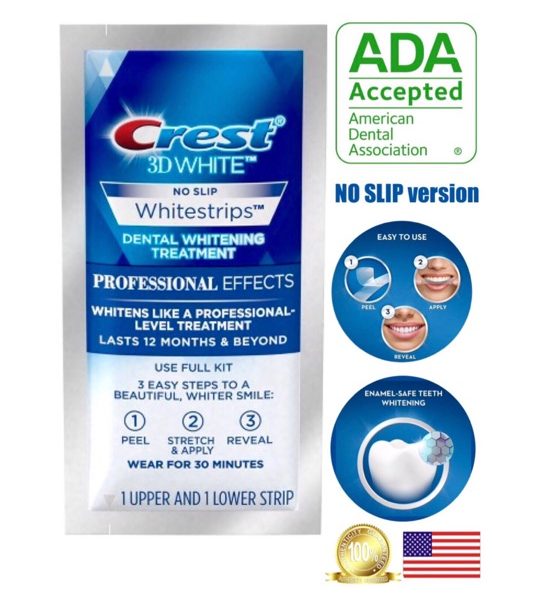 crest 3d whitestrips level 18 ( 1 traitement de 45 minutes) 2 pcs