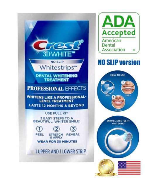 CREST 3D WHITESTRIPS LEVEL 18 ( 1 TRAITEMENT DE 45 MINUTES) 2 PCS